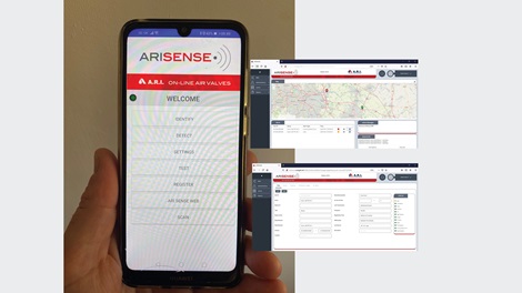 Bottom Image left - scada  data on mobile 