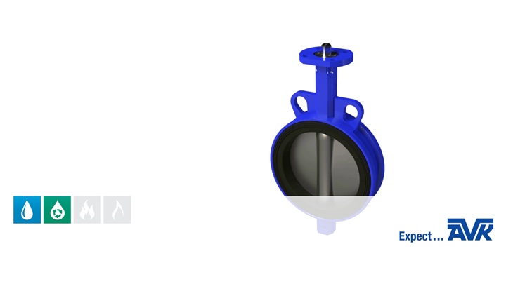 Animation showing the features and installation of the centric butterfly valve loose liner