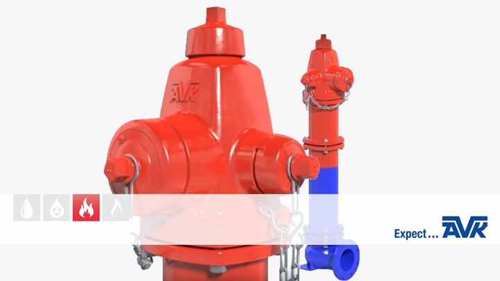 Animation displaying the features of the dry barrel fire hydrant - thumbnail